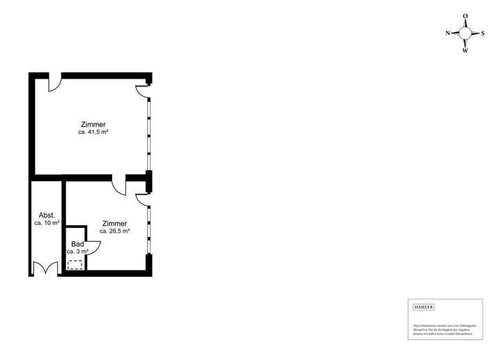 Grundriss Erdgeschoss Gästehau