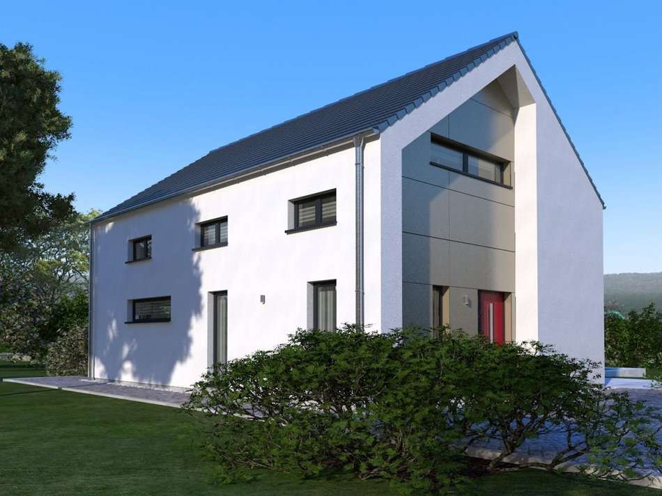 Ansicht Eingang Trespa