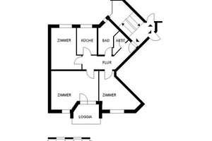 Schöne 3-Zimmerwohnung mit Balkon in Vorsfelde – Marienborner Str. 14, 38448 Vorsfelde, Wolfsburg – Vorschaubild 2