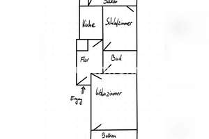 Tauschwohnung: 2-Zimmer-Wohnung in Düsseldorf Stadtbezirk 3 – 40223 Bilk, Düsseldorf – Vorschaubild 2