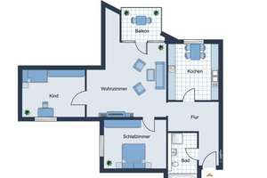 Dormagen-City! 3-Zimmer-Wohnung mit Balkon – Unter den Hecken 115, 41539 Dormagen – Vorschaubild 12
