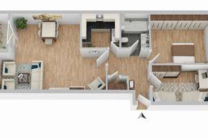 Großzügige 3-Zimmer-Eigentumswohnung mit Balkon, Einbauküche und Garage in Münster-Angelmodde – Die vollständige Adresse der Immobilie erhältst du vom Anbieter., 48167 Angelmodde, Münster – Vorschaubild 8