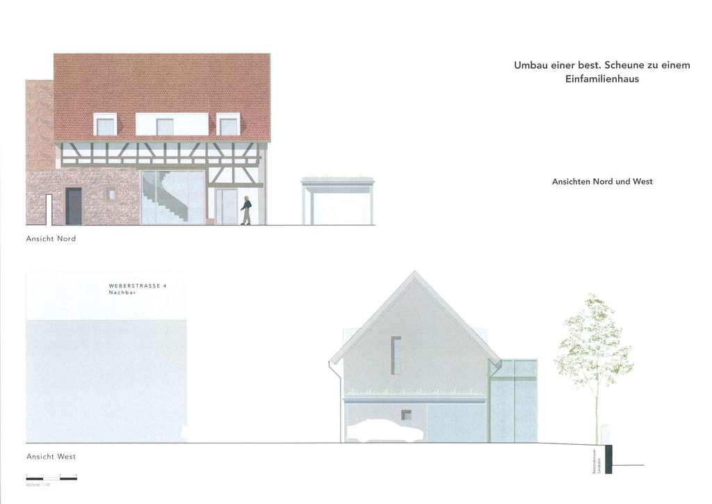 Immobilie in Ettlingen - Historische Sandsteinscheune mit Baugenehmigung in Topp Lage von Spessart - Bild 4