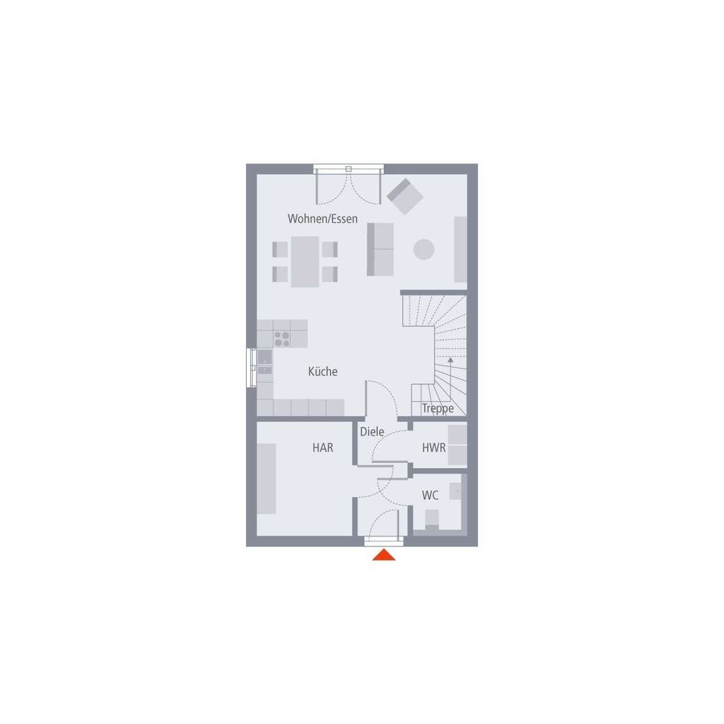 Immobilie in Ronneburg - OKAL *EIN HAUS FÜR JEDEN ANSPRUCH* EINE Doppelhaushälfte gemäß Grundrissplan - Bild 1