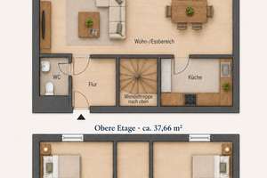Moderne, helle 3-Zi-Maisonette-Wohnung mit Stellplatz im Zentrum – Die vollständige Adresse der Immobilie erhältst du vom Anbieter., 4109 Zentrum-West, Leipzig – Vorschaubild 21