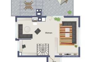4 Zi-Maisonette-Wohnung mit Dachterrasse – 70619 Riedenberg, Stuttgart – Vorschaubild 21