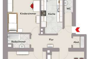 Schöne 3 Zimmer Wohnung im Nürnberger - Bleiweißviertel! – Die vollständige Adresse der Immobilie erhältst du vom Anbieter., 90461 Glockenhof, Nürnberg – Vorschaubild 10