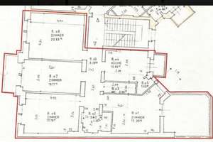 Rheingauviertel – Schöne und zentral gelegene 4 Zimmer Altbauwohnung mit großer Dachterrasse – Dotzheimer Straße 72, 65197 Rheingauviertel / Hollerborn, Wiesbaden – Vorschaubild 1
