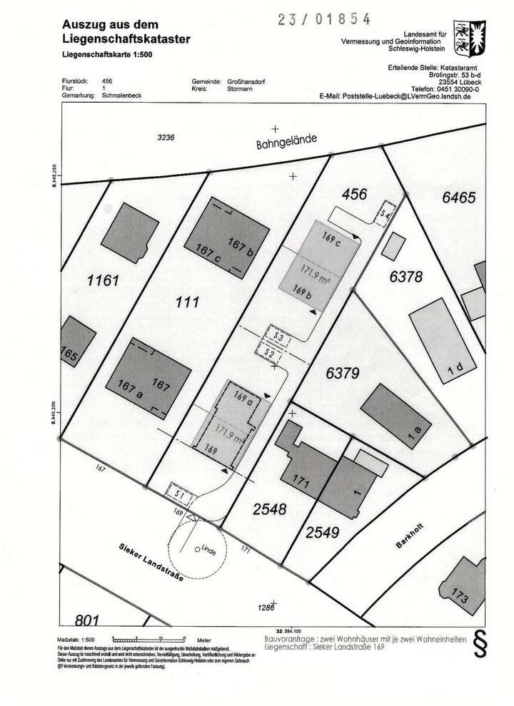 Überplanung Bauvoranfrage