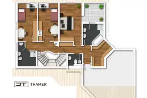 Architektenvilla mit Blick ins Grün & Einliegerwohnung in Seulbitz, Nähe Lohengrin Therme! – Bayreuth – Vorschaubild 48
