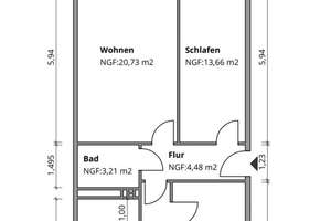 Frisch saniert | Energieeffizienz B–C | Balkon | Moderne EBK  – Hans-Grade-Straße 89, 39130 Neu Olvenstedt, Magdeburg – Vorschaubild 1
