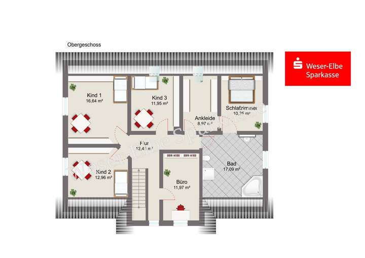 Grundriss Obergeschoss