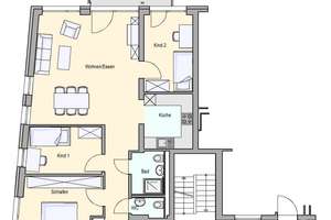 4-Zimmer Wohnung mit Balkon in Stuttgart-Ost, Gebäude kernmodernisiert in 2026 – Libanonstraße 82, 70186 Gablenberg, Stuttgart – Vorschaubild 12