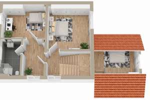 Doppelhaushälfte mit Garten und Garage – Die vollständige Adresse der Immobilie erhältst du vom Anbieter., 45768 Brassert, Marl – Vorschaubild 17