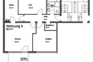 3-Zimmer-Wohnung im Erdgeschoss rechts – Schmitthennerstraße 66, 69124 Kirchheim, Heidelberg – Vorschaubild 8