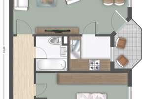 Kapitalanlage mit Charme – 2-Zimmer-Wohnung mit Balkon & Stellplatz! – Die vollständige Adresse der Immobilie erhältst du vom Anbieter., 40229 Eller, Düsseldorf – Vorschaubild 10