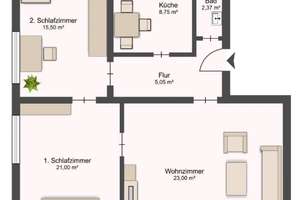 Sanierte Altbauwohnung mit Außenstellplatz in zentraler Lage von Villingen-Schwenningen – Neckarstraße 19, 78056 Schwenningen, Villingen-Schwenningen – Vorschaubild 13