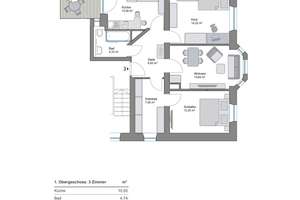 Wunderschöne Wohnung auf Neubauniveau mit altem Charme in den Details – Gärtnerstrasse 27, 86161 Wolfram-und Herrenbachviertel, Augsburg – Vorschaubild 21