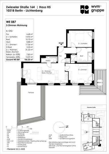 Zwieseler Straße 164-H5-WE087-