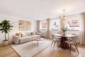 Frisch renovierte 1,5-Zimmer-Wohnung mit TG-Stellplatz in sehr begehrter, isarnaher Lage