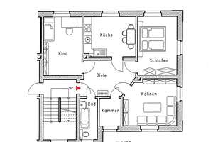 Im Denkmal! Familienwohnung mit klasse Grundriss, Wohn- u. Einbauküche,  Tageslichtbad, AR...! – Schweizstraße 1, 1259 Großzschachwitz, Dresden – Vorschaubild 20
