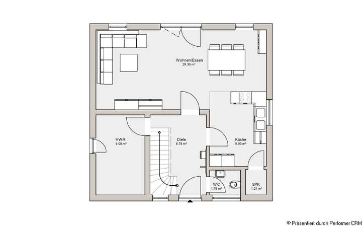 Grundriss Erdgeschoss