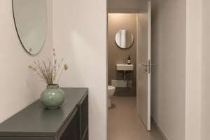 Loftartige 115 m² Gartenwohnung mit 60 m² Wohnbereich, Kamin & Pool, hochwertig möbliert – Richard-Strauss-Str. XX, 81679 Parkstadt, München – Vorschaubild 17