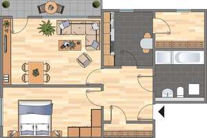 Wunderschöne 2-Zimmer-Wohnung in Velbert – Von-Humboldt-Straße 4, 42549 Velbert-Mitte, Velbert – Vorschaubild 5