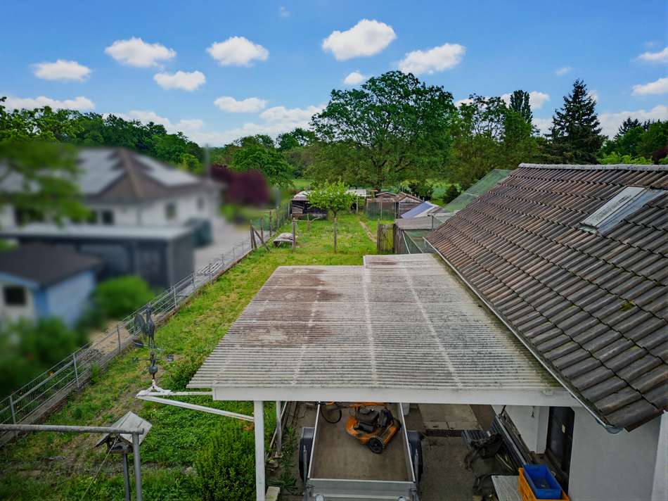 Drohnenbild Garten