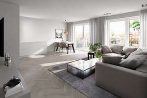 Exklusiv ausgestattete 2-Zimmer Maisonett-Gartenwohnung in innovativer und extravaganter Architektur – Die vollständige Adresse der Immobilie erhältst du vom Anbieter., 81825 Waldtrudering, München – Vorschaubild 3