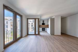 Neubau: Exklusive 3-Zimmer-Wohnung mit Balkon in urbanem Stadtquartier – Die vollständige Adresse der Immobilie erhältst du vom Anbieter., 70732 Veielbrunnen, Stuttgart – Vorschaubild 2