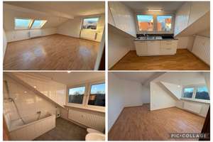 Schöne ca. 90 qm Dachgeschosswohnung mit Einbauküche