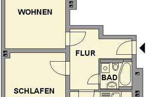 Erdgeschosswohnung mit Balkon zum Sofortbezug – Charlottenstr. 33, 9126 Gablenz, Chemnitz – Vorschaubild 2