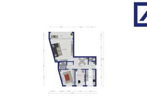 Stilvolle 3-Zimmer-Wohnung mit ca. 92m² im Herzen Darmstadts – Die vollständige Adresse der Immobilie erhältst du vom Anbieter., 64283 Mitte, Darmstadt – Vorschaubild 11