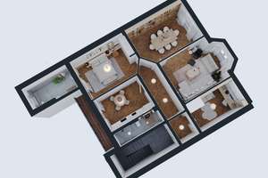 Modernisierte Eigentumswohnung im 1. Obergeschoss mit Balkon in Duisburg-Duissern – Die vollständige Adresse der Immobilie erhältst du vom Anbieter., 47058 Duissern, Duisburg – Vorschaubild 9