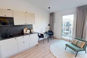 Koffer packen und einziehen: Modernes 1-Zimmer-Apartment mit geschmackvoller Möblierung, EBK und ... – Scharnweberstraße 2, 12459 Oberschöneweide, Berlin – Vorschaubild 4