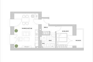 Erstbezug nach Sanierung: hochwertige 2-Zimmer-Wohnung mit Einbauküche und Balkon – Die vollständige Adresse der Immobilie erhältst du vom Anbieter., 40227 Oberbilk, Düsseldorf – Vorschaubild 7