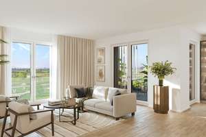 Erstbezug: Moderne 3-Zimmer-Wohnung mit Südwest-Loggia und Parkblick
