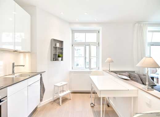 Voll möbliert im Dreimühlenviertel: Zweizimmer Wohnung mit Balkon und Aufzug
