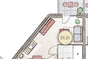 Moderne 1-Raum-Wohnung mit EBK in Neubau/Erstbezug Endenich/Poppelsdorf – Röckumstr. 102, 53121 Bonn – Vorschaubild 11