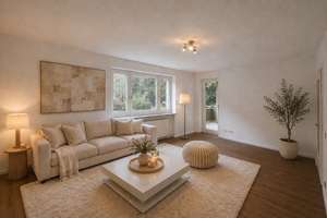 Modernisierte 4-Zimmer-Wohnung + Esszimmer, Westbalkon & neue Einbauküche in Poppenbüttel