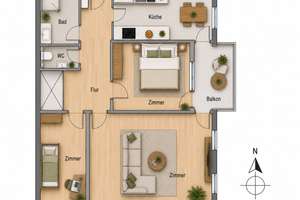 3-Zimmer-Wohnung mit Loggia und Weitblick über Berlin – Fahrstuhl, 2 Stellplätze, Renovierungsobjekt – Die vollständige Adresse der Immobilie erhältst du vom Anbieter., 12349 Buckow, Berlin – Vorschaubild 19