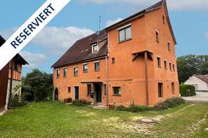 *Ländlicher Wohntraum* Einfamilienhaus mit Scheune, großem Grundstück und Obstwiese – Die vollständige Adresse der Immobilie erhältst du vom Anbieter., 74595 Langenburg – Vorschaubild 1