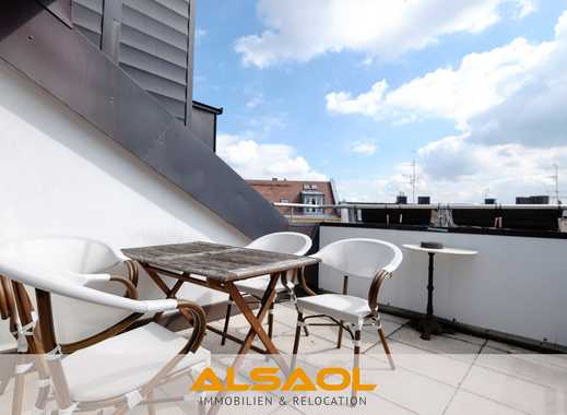 ALSAOL Immobilien: Glockenbackviertel -Toplage- stylische Dachterrassen- Galerie- Wohnung!