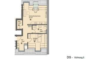 Wohnung 08 | 2,5 Zimmer | 60 m²