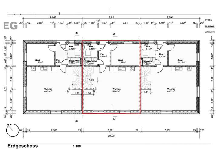 Grundriss Erdgeschoss 