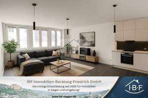 Moderne 2-Zimmer Wohnung  (klimatisiert & zentral) mit Aufzug 
in Innenstadtlage von Siegen – Bahnhofstraße 24-26, 57072 Siegen, Siegen – Vorschaubild 1