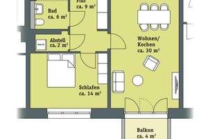 Wohnen am Werdersee – Selma-Zwienicki-Straße 14, 28201 Huckelriede, Bremen – Vorschaubild 6