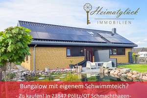 Bungalow mit eigenem Schwimmteich?
- Zu kaufen! In 23847 Pölitz - – Die vollständige Adresse der Immobilie erhältst du vom Anbieter., 23847 Pölitz – Vorschaubild 1