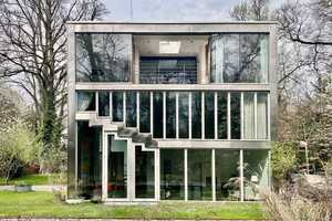 Preisgekrönte Stararchitekten-Villa mit großem Indoorpool  in parkähnlicher Oase – München – Vorschaubild 42